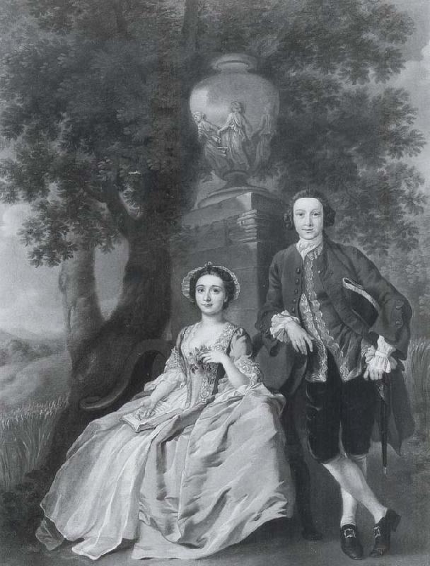 Francis Hayman Portrait of Mr and Mrs George Rogers